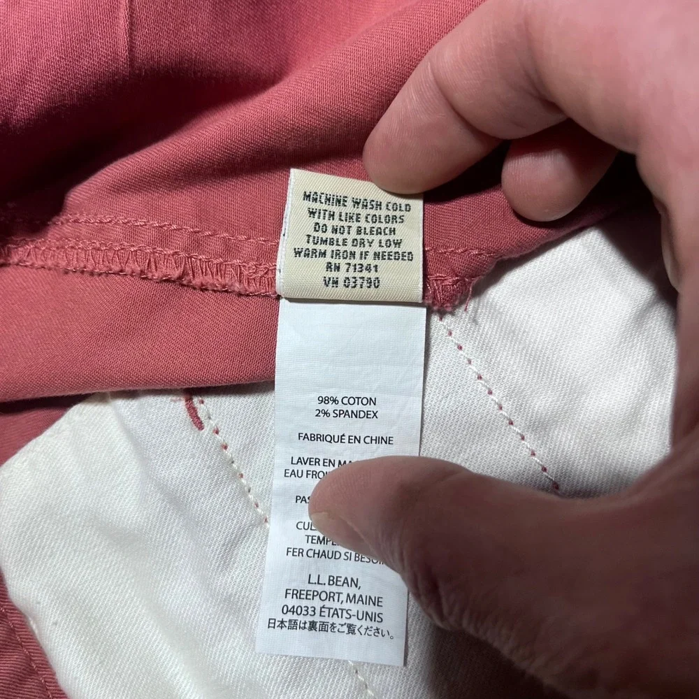 LL Bean Favorite Fit Cargo Skirt Womens 18 Cotton Skirt Outdoors Camping‎ Hiking